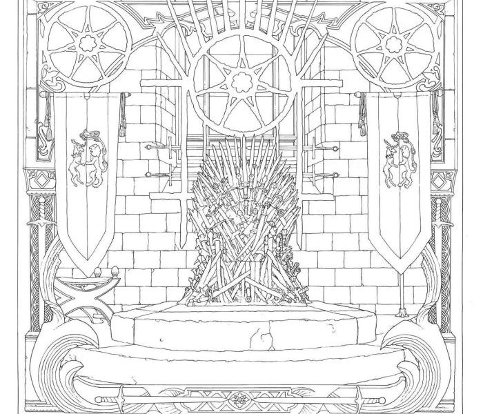 Game of thrones coloring book